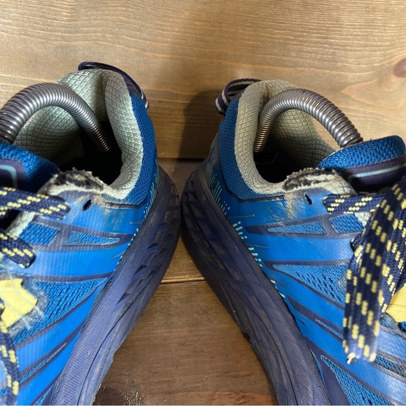 hoka one speedgoat 3 womens size 9.5 shoes blue athletic trail hiking sneakers - Picture 9 of 9